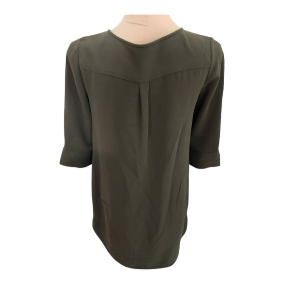Diane Von Furstenberg Olive Green Agness Dress size 0 - Picture 12 of 16